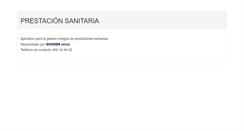 Desktop Screenshot of prestacionsanitaria.com